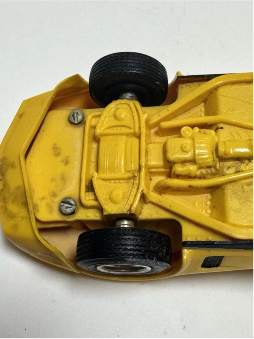ERTL 1980 Corvette Dealer Promo Yellow Screw Bottom - Vintage